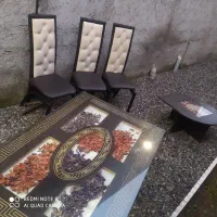 مبل هفت نفرومیزنهارخوری چهارنفر|مبلمان خانگی و میز عسلی|سنگر, |دیوار