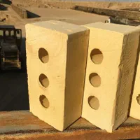 اجر سه سوراخ زرد/اجرسه گل/آجر فشاری ۳ سوراخ|عمدهفروشی|بافت, |دیوار