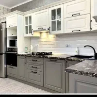 کابینت و کاغذ دیواری