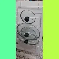 استند نگهدارنده درب قابلمه کابینتی و دیواری