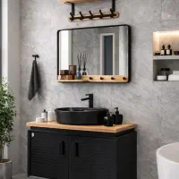 خاص.پسند روشویی کابینتی+فرنگی.دستشور لارن بامبو