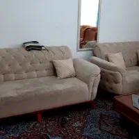 مبل 7 نفره همراه میز و عسلی|مبلمان خانگی و میز عسلی|جوانرود, |دیوار