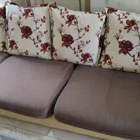 مبل ال ۹ نفره|مبلمان خانگی و میز عسلی|صحنه, |دیوار