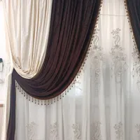 دو عدد پرده یکی نو یکی استفاده شده|پرده، رانر، رومیزی|شوشتر, |دیوار