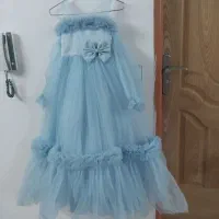 پیراهن دخترانه سایز۱۰تا۱۲ سال کاملا سالم