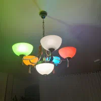 لوستر ۵ شاخه سالم