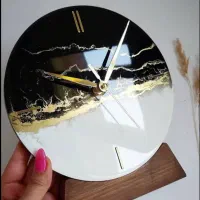 ساعت دیواری رزینی|صنایع دستی و سایر لوازم تزئینی|قدس, شهرقدس|دیوار