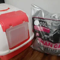 توالت و خاک گربه