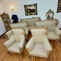 مبل و نهارخوزی استیل سلطنتی سفارشی کار دست|مبلمان خانگی و میز عسلی|تهران, زعفرانیه|دیوار