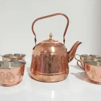 تولید مستقیم کتری دم نوش، قوری مسی و ماهی حسوم