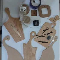 فروش ابزار کار رزین بیس چوبی و بوم نقاشی