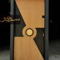 درب ضدسرقت cnc نمای کامپوزیت،درب اتاق نرده کدP031