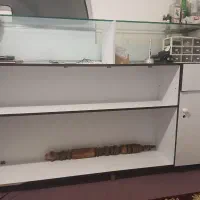 فروش ویترین MDF فروشگاهی با شیشه رویی