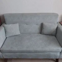 مبلمان آبی کرم ۷ نفره|مبلمان خانگی و میز عسلی|کرج, شهرک فهمیده|دیوار