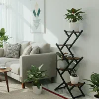 استند گلدان پروفیلی ام دی اف 5طبقه مدل y