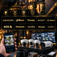 نصب و راه اندازیسیستم صوت ودوربین مداربسته