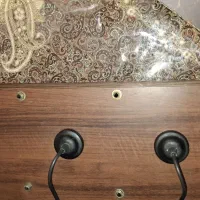 لوستر مدرن چوبی ۶ شعله|لوستر و چراغ آویز|تهران, نیروی هوایی (پیروزی)|دیوار