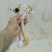 آویز زیبای بافتنی