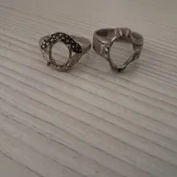 دو انگشتر نقره ودو رکاب نقره ونگین ها همه با هم|زیورآلات و اکسسوری|فردیس, فردیس|دیوار