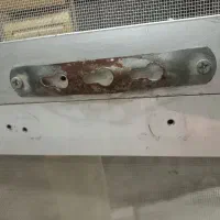 درب توری آلومینیومی سالم با قیمت منصفانه|مصالح و تجهیزات ساختمان|گنبد کاووس, |دیوار