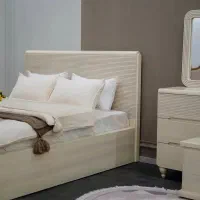 سرویس خواب چوبی رویایی شیک و مدرن(تولید مستقیم)|تخت و سرویس خواب|سراوان, |دیوار