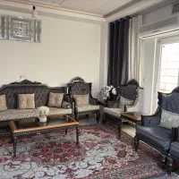 مبل۷نفره‌عسلی میزتیوی والان پرده