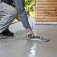 سیمان کاری- شیب بندی- دیوار چینی