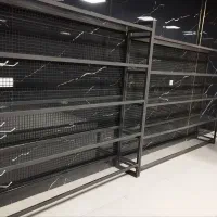 4عدد قفسه 5طبقه شیشه ای زیبا