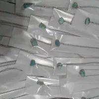 زنجیر و پلاک فیروزه و عقیق