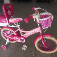 دوچرخه دخترانه بسیار تمیز سایز ۱۶