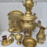 سماور های ذغالی برنجی بروجرد|صنایع دستی و سایر لوازم تزئینی|قم, شهرک امام حسن|دیوار