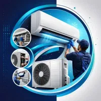 نصب تعمیرات کولرگازی اسپیلت آبی مشاور رایگان تلفن