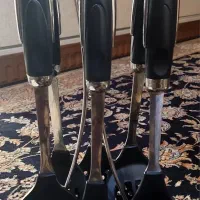 ست گفگیر ملاقه سیلیکونی به همراه جاقاشقی