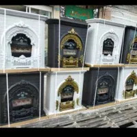 بخاری مدل امپراطوری سیاه سفید پرداخت درب منزل|بخاری، هیتر، شومینه|تبریز, |دیوار