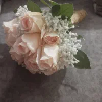 دسته گل عروس|گل مصنوعی|تهران, بلورسازی|دیوار