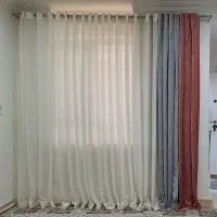 دو عدد پرده پانچ با آستری