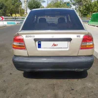 پراید ۱۴۱بی رنگ بژ کم کار هیدرولیک