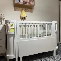 تخت نوزاد نوجوان شو همراه با تشک|تخت و صندلی بچه|تهران, کوهک|دیوار