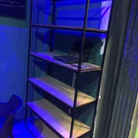 جا کفشی فلزی چوبی