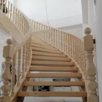 ساخت انواع پله چوبی نرده با ضمانت کاری شرایط اقساط