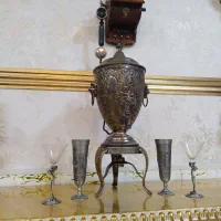 پانچ نوربلین انگلیس سیلورپلیت قدیمی آنتیک عتیقه