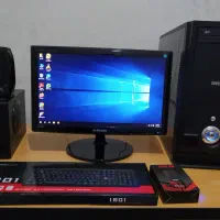 کامپیوتر پرقدرت h61 رم 8 هارد 500 مانیتور 19 LED|رایانه رومیزی|تهران, نعمتآباد|دیوار