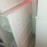 کابینت زمینی دیواری فلزی آهنی سینک ظرفشویی هود|آب‌چکان و نظم‌دهنده ظروف|تبریز, |دیوار