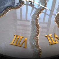 ساعت دیواری رزینی|ساعت دیواری و تزئینی|دوگنبدان, |دیوار