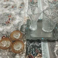 گلدان سینی و ظرف پذیرایی