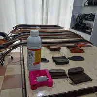 کمربند چرمی و کنفی(تولید کننده،بم)|کیف، کفش، کمربند|بم, |دیوار