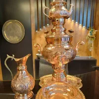 سماور جذاب سنتی به همراه لوازم