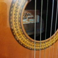 گیتار کلاسیک ژاپنی اریا Aria ac7|گیتار، بیس، امپلیفایر|قوچان, |دیوار