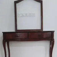 کنسول وقاب آینه چوب راش