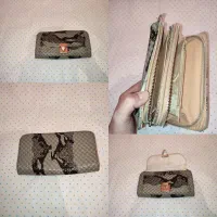 کیف پول جاجیم نو‌ چرم مجلسی جاکارتی کیف کوچک آرایش|کیف، کفش، کمربند|کرج, باغستان|دیوار